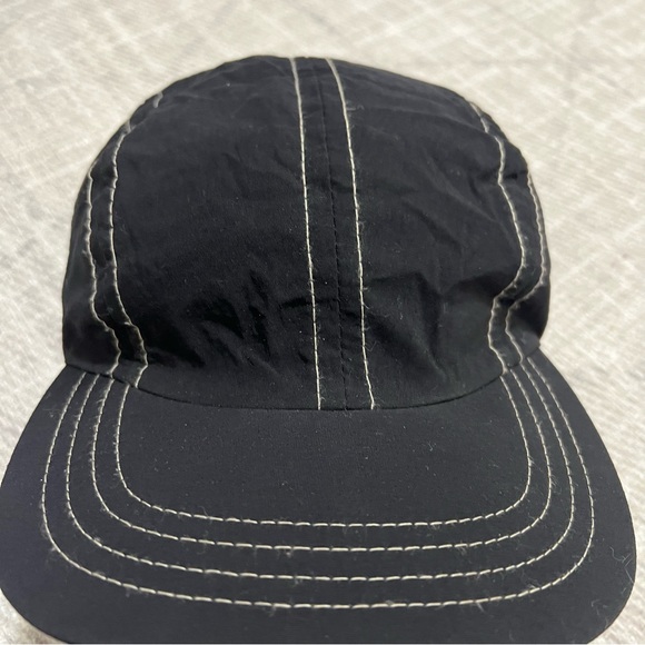 Athleta Women’s Athletic Gym Workout Black Adjustable Strapback Hat - Picture 2 of 6